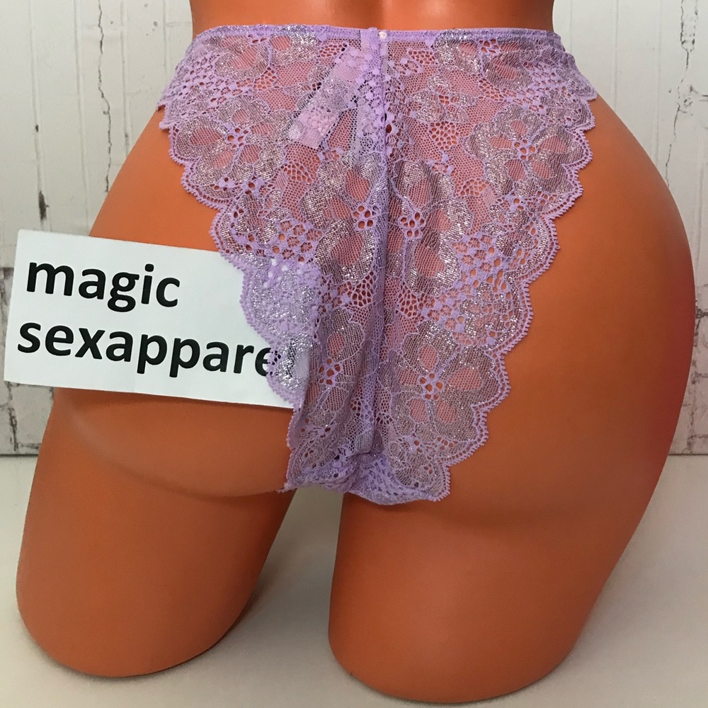 VS S M L XL BRAZILIAN HIGH LEG  SEXY PANTY SPARKLY